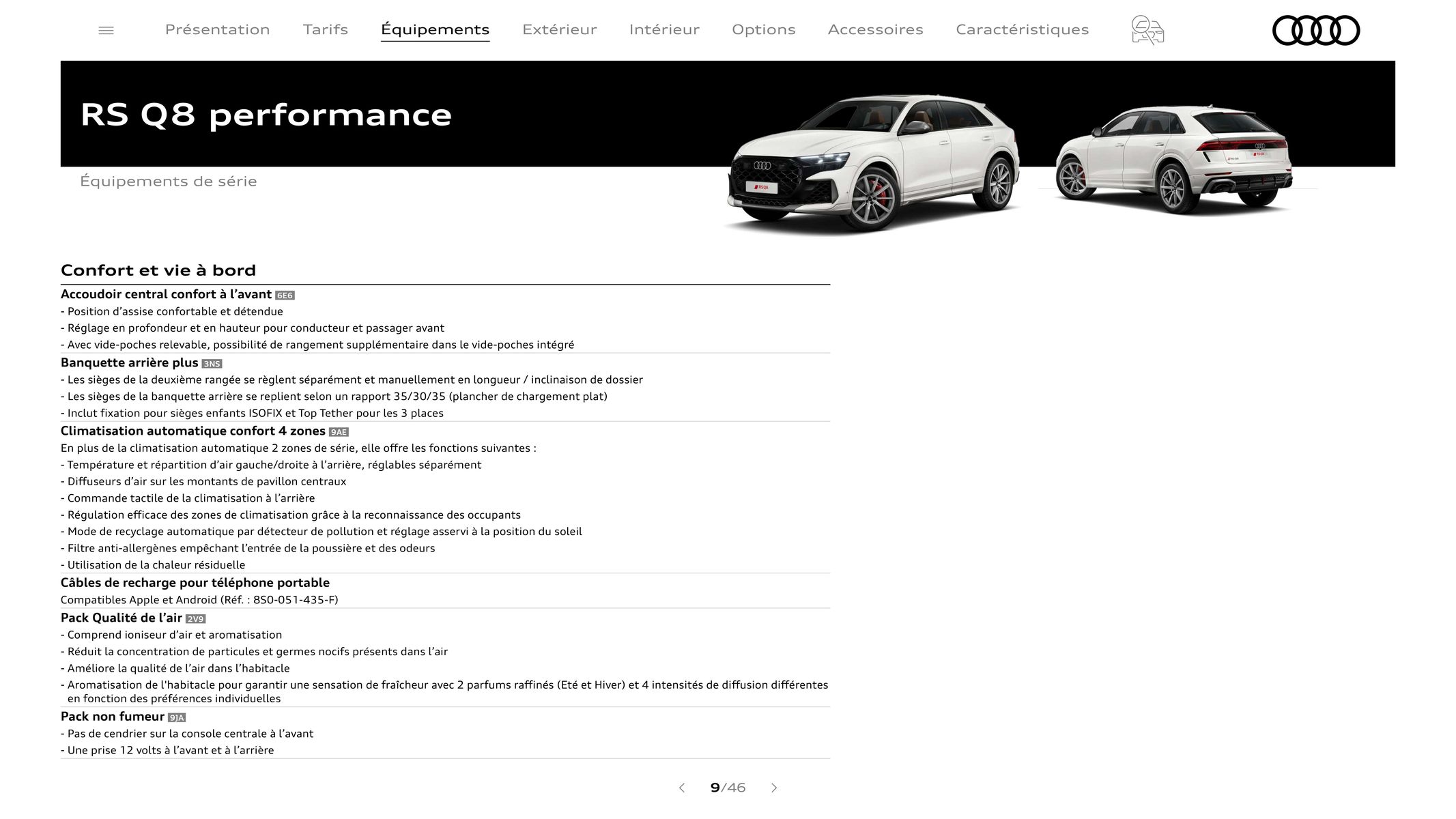 Catalogue Audi RS Q8 performance, page 00009