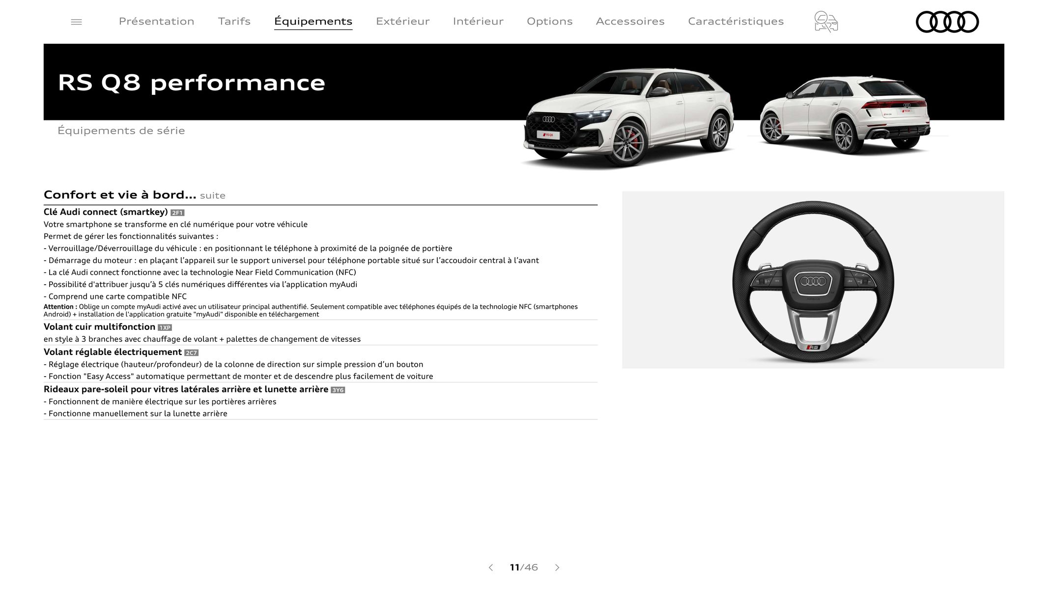 Catalogue Audi RS Q8 performance, page 00011