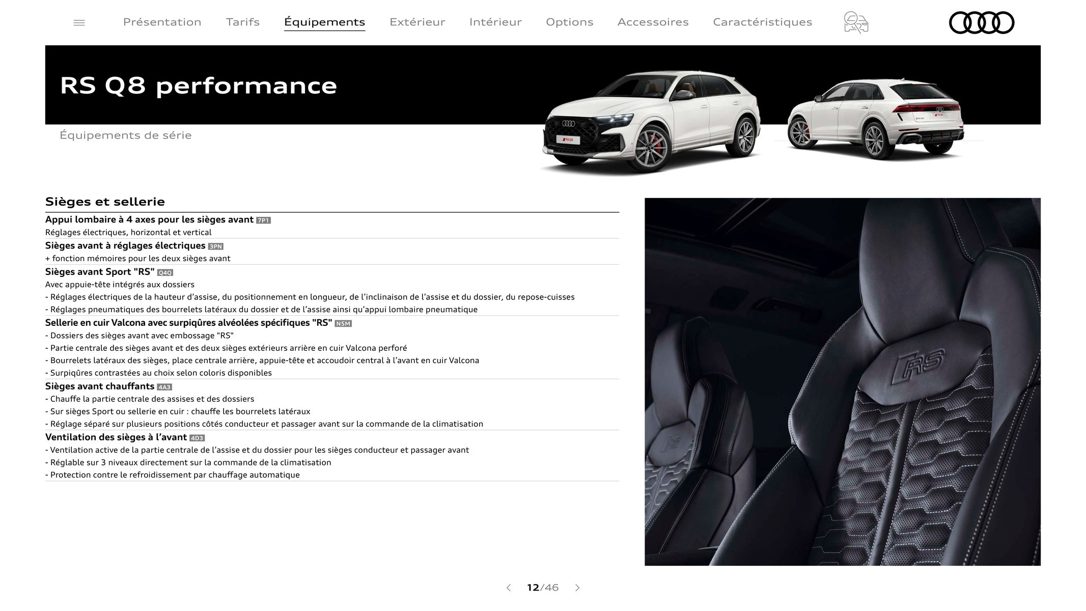 Catalogue Audi RS Q8 performance, page 00012