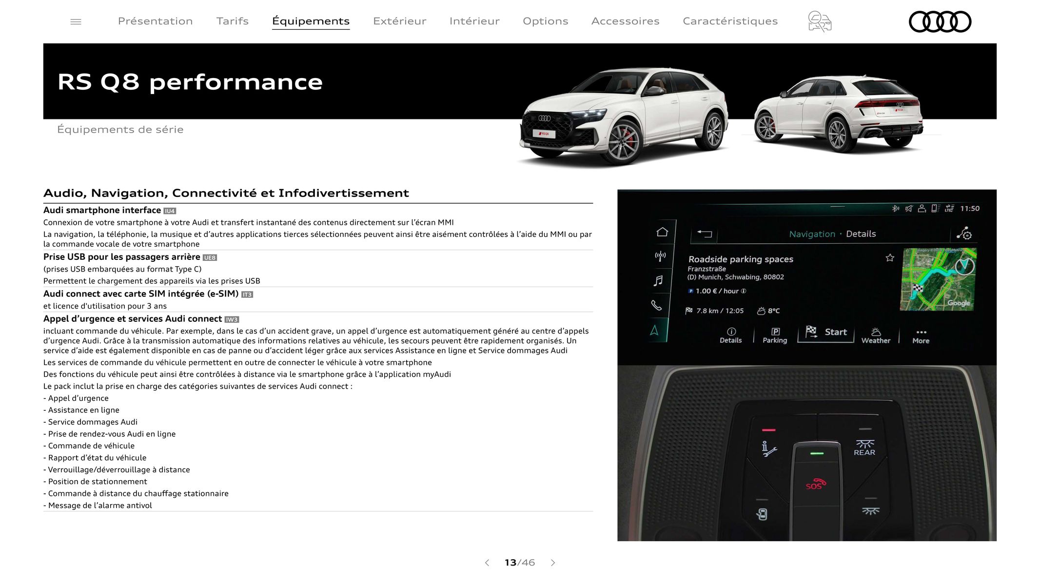 Catalogue Audi RS Q8 performance, page 00013