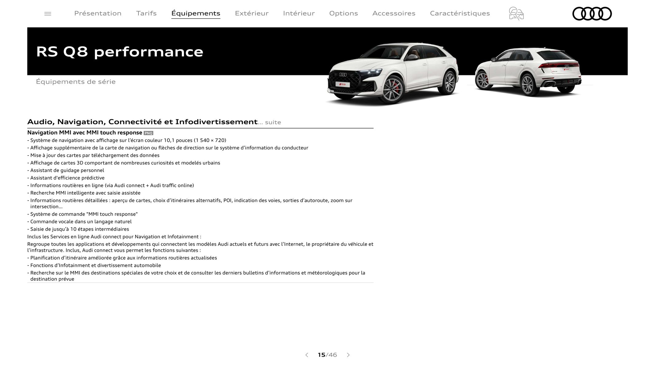 Catalogue Audi RS Q8 performance, page 00015