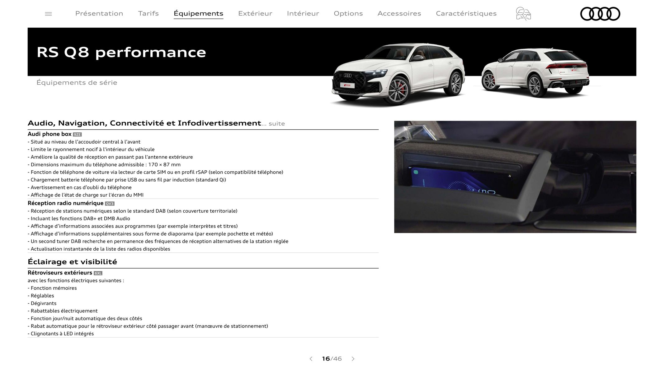 Catalogue Audi RS Q8 performance, page 00016