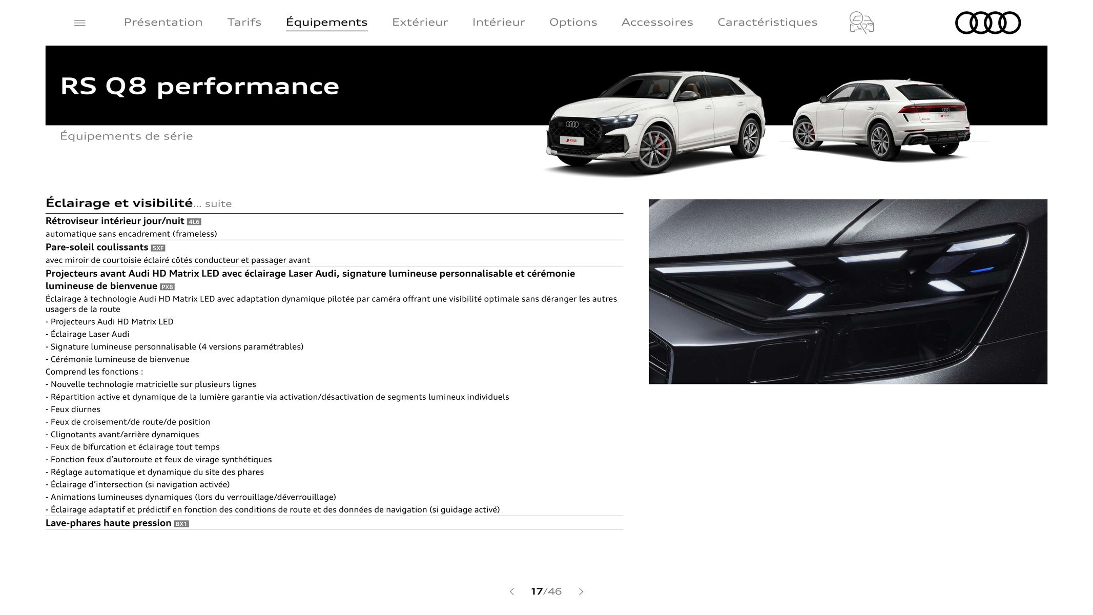 Catalogue Audi RS Q8 performance, page 00017