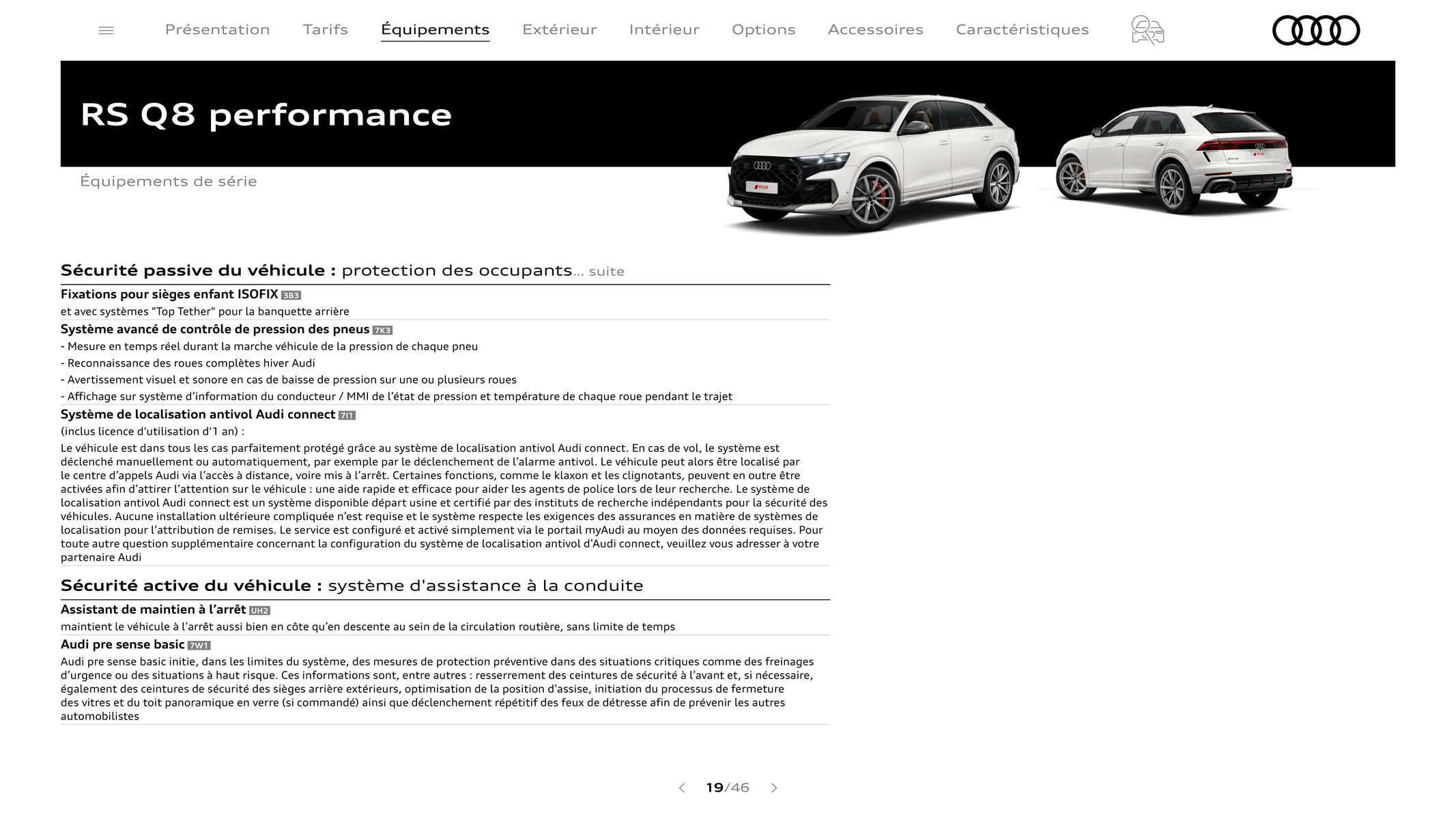 Catalogue Audi RS Q8 performance, page 00019