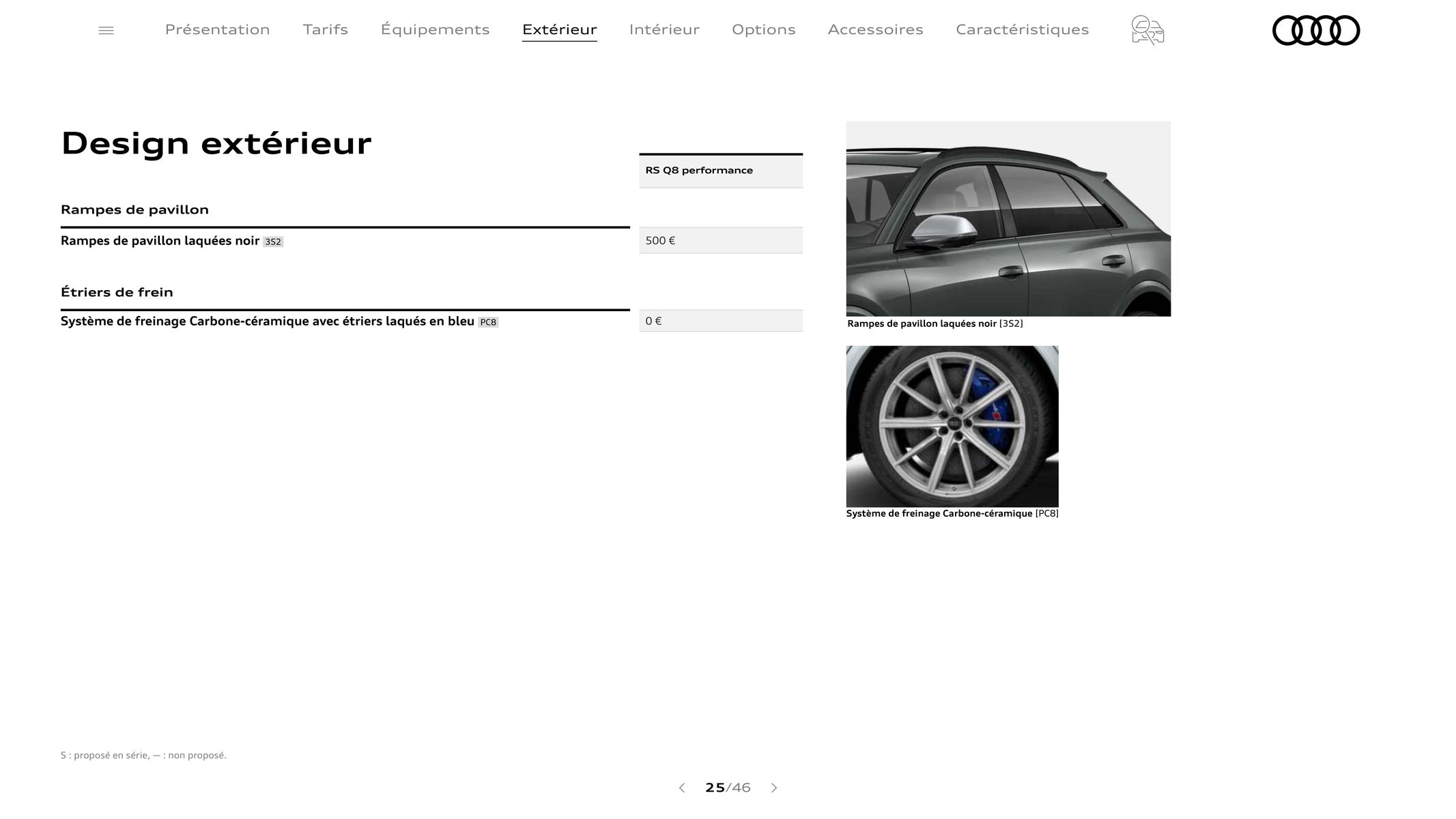 Catalogue Audi RS Q8 performance, page 00025