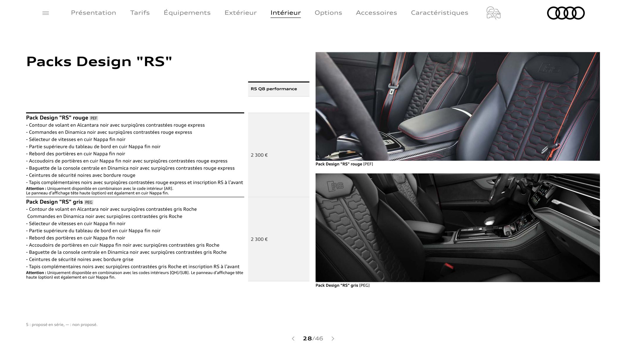 Catalogue Audi RS Q8 performance, page 00028