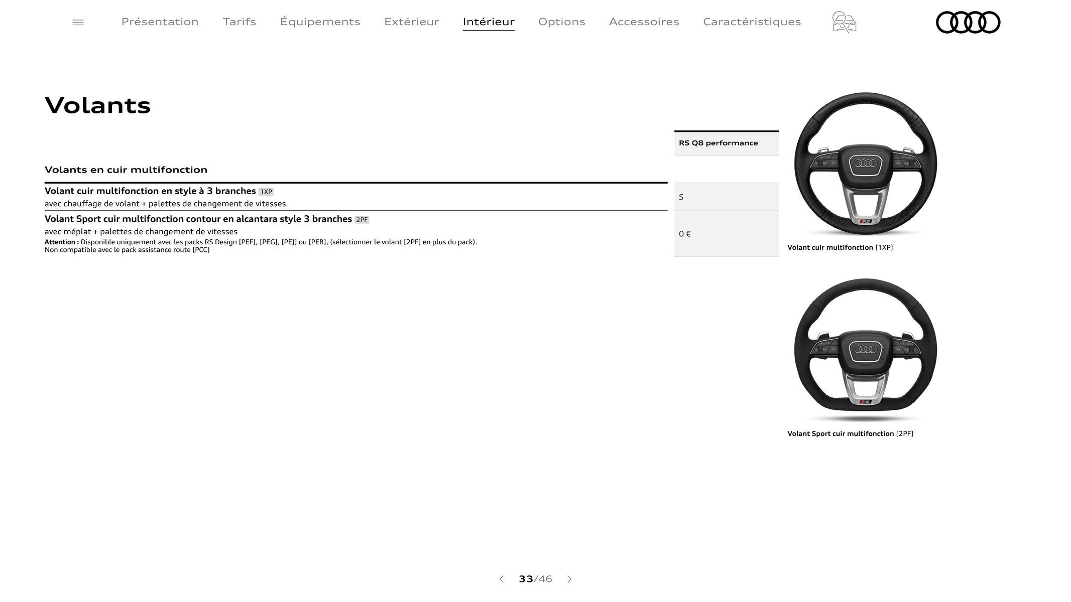 Catalogue Audi RS Q8 performance, page 00033