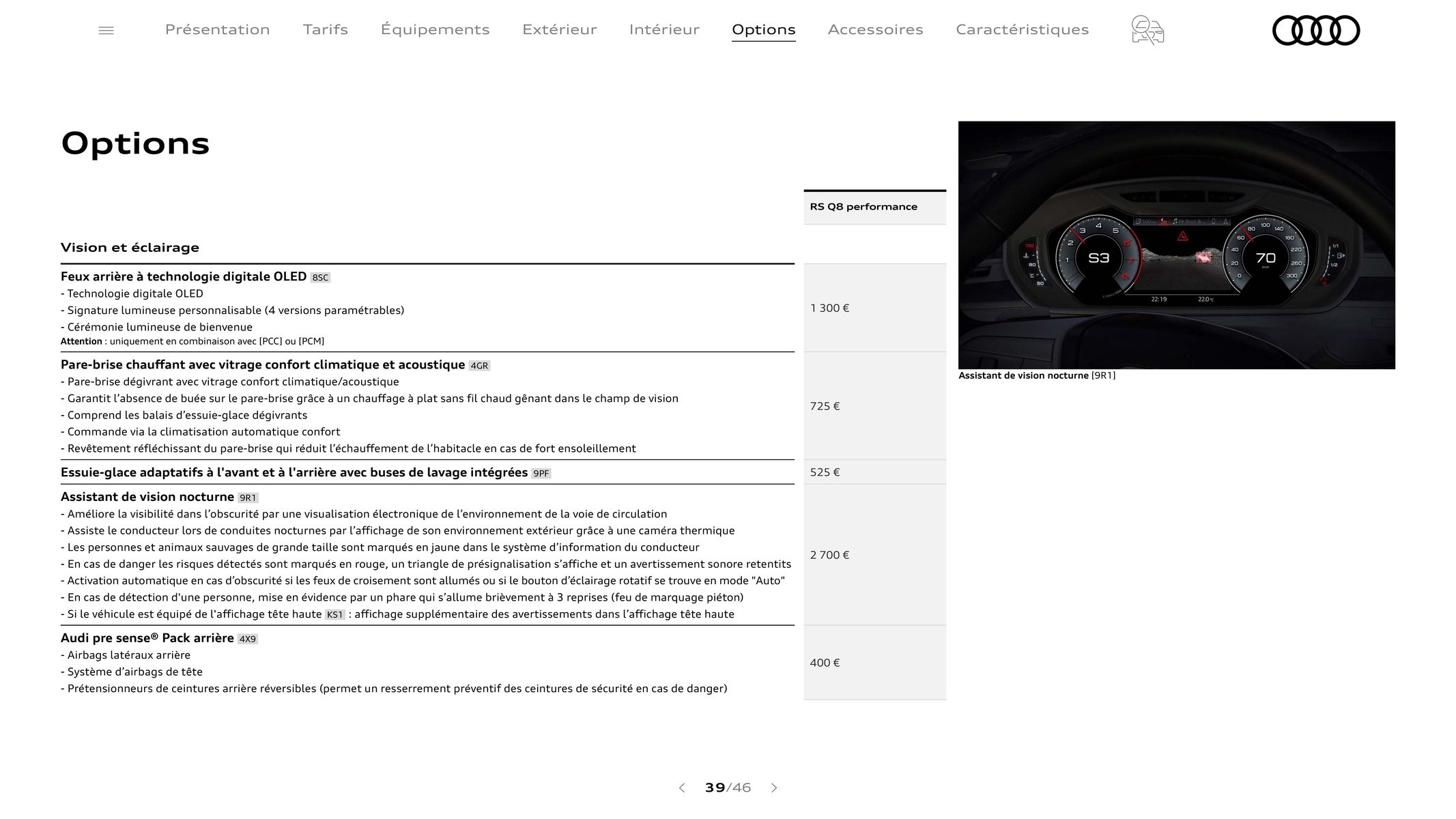 Catalogue Audi RS Q8 performance, page 00039