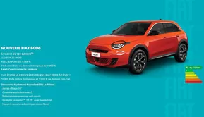 Promos de Auto et Moto à Istres | NOUVELLE FIAT 600e sur Fiat | 20/08/2024 - 31/10/2024