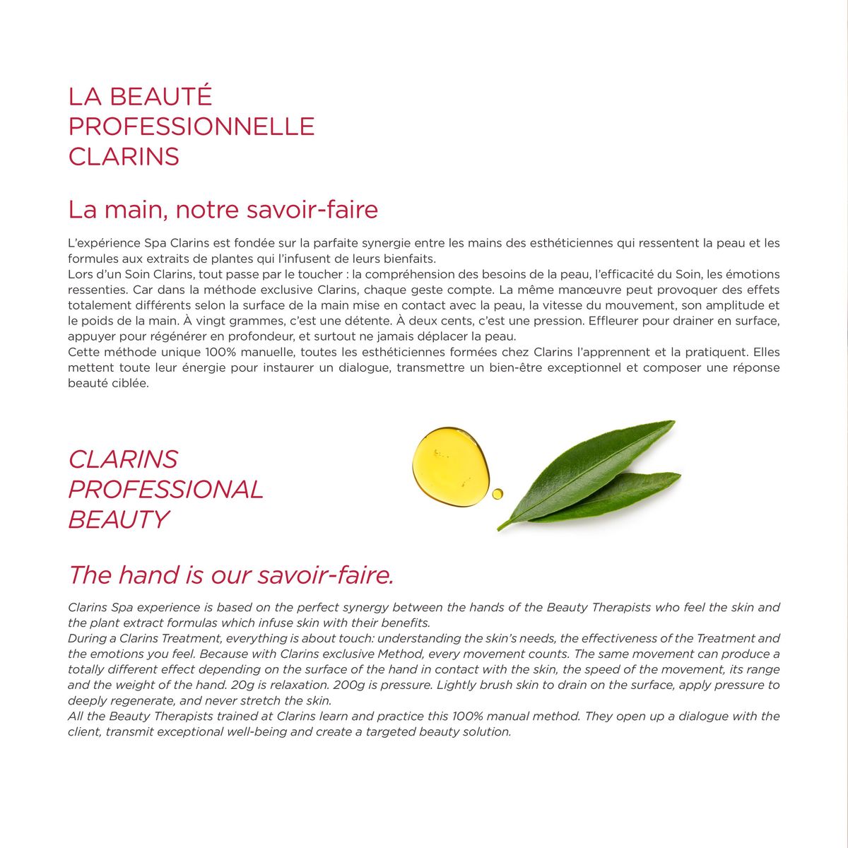 Catalogue Spa by Clarins, page 00005