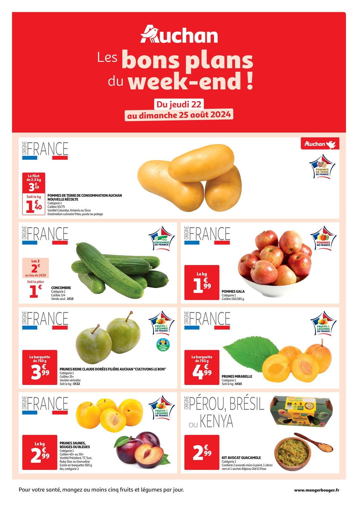 Catalogue Les bons plans du week-end !, page 00001