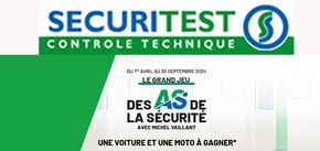 Promos de Auto et Moto à Schiltigheim | Le grand AS de la sécurité sur Sécuritest | 20/08/2024 - 30/09/2024