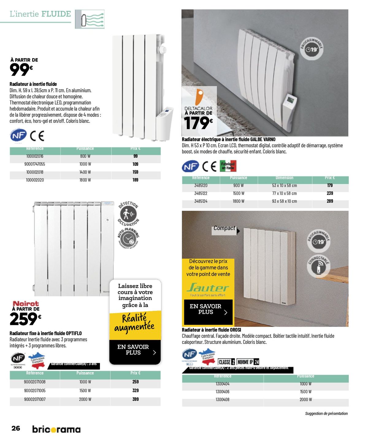 Catalogue Collection Chauffage, page 00026
