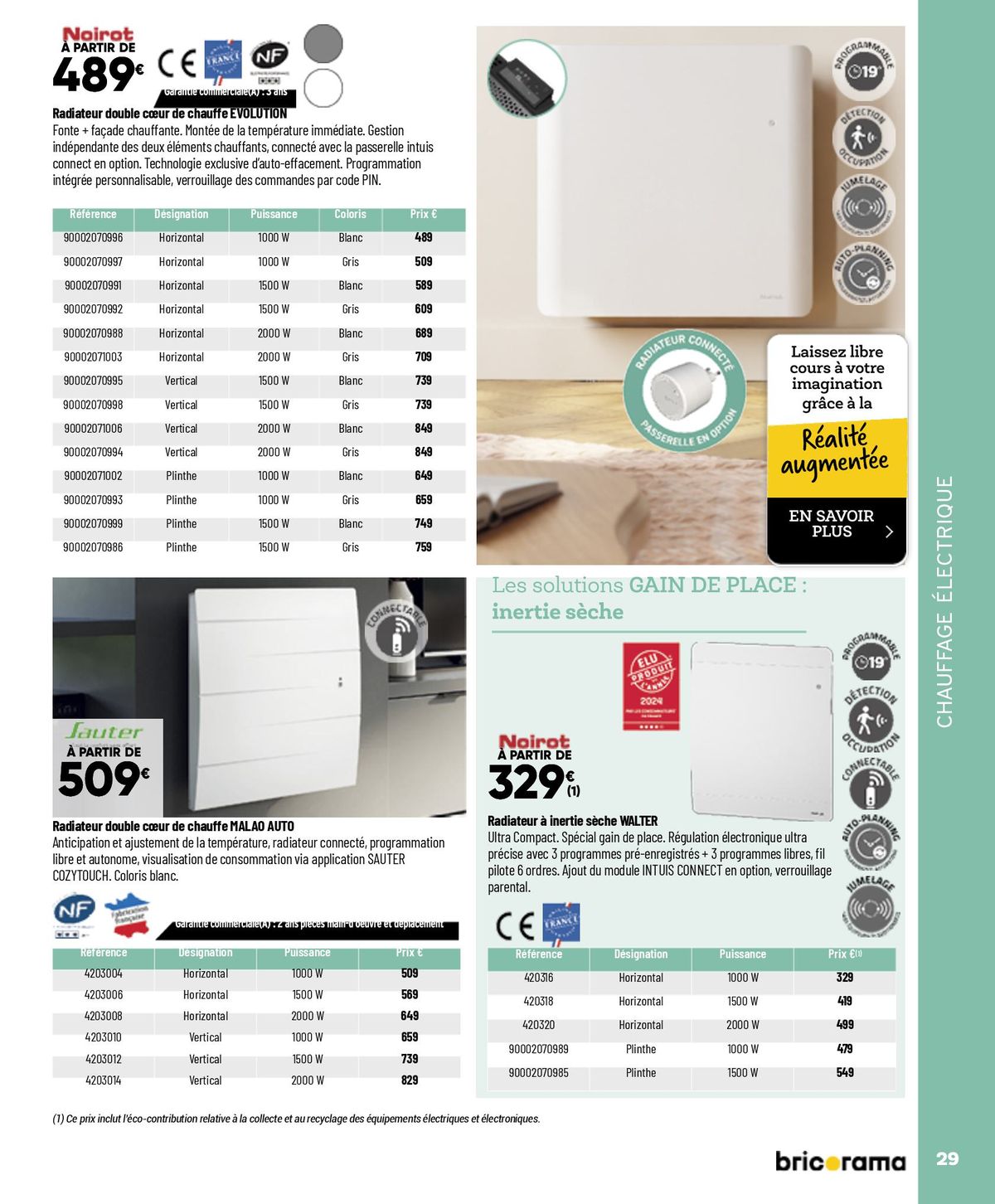 Catalogue Collection Chauffage, page 00029