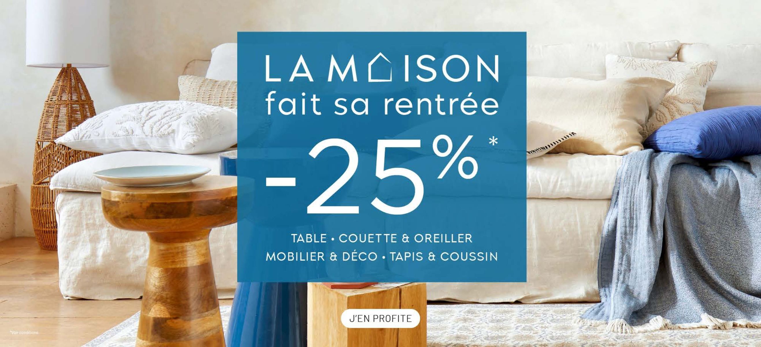 Catalogue La maison fait sa rentrée -25 %, page 00001