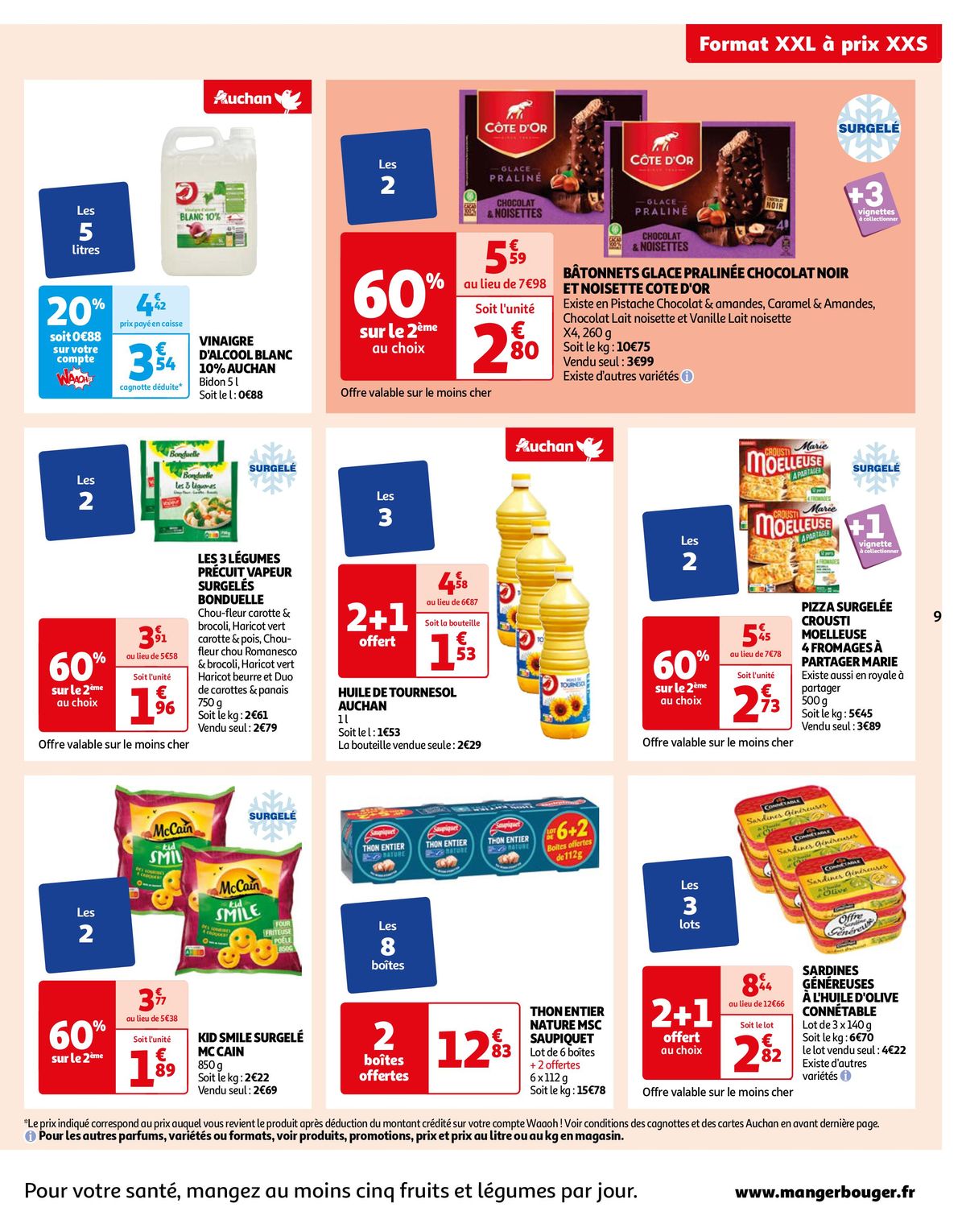 Catalogue Format XXL à prix XXS dans votre super, page 00009