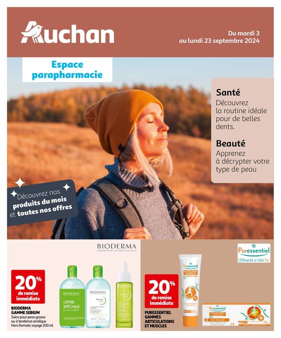 Catalogue Auchan Hypermarché à Pornichet | Découvrez nos produits du mois | 03/09/2024 - 23/09/2024