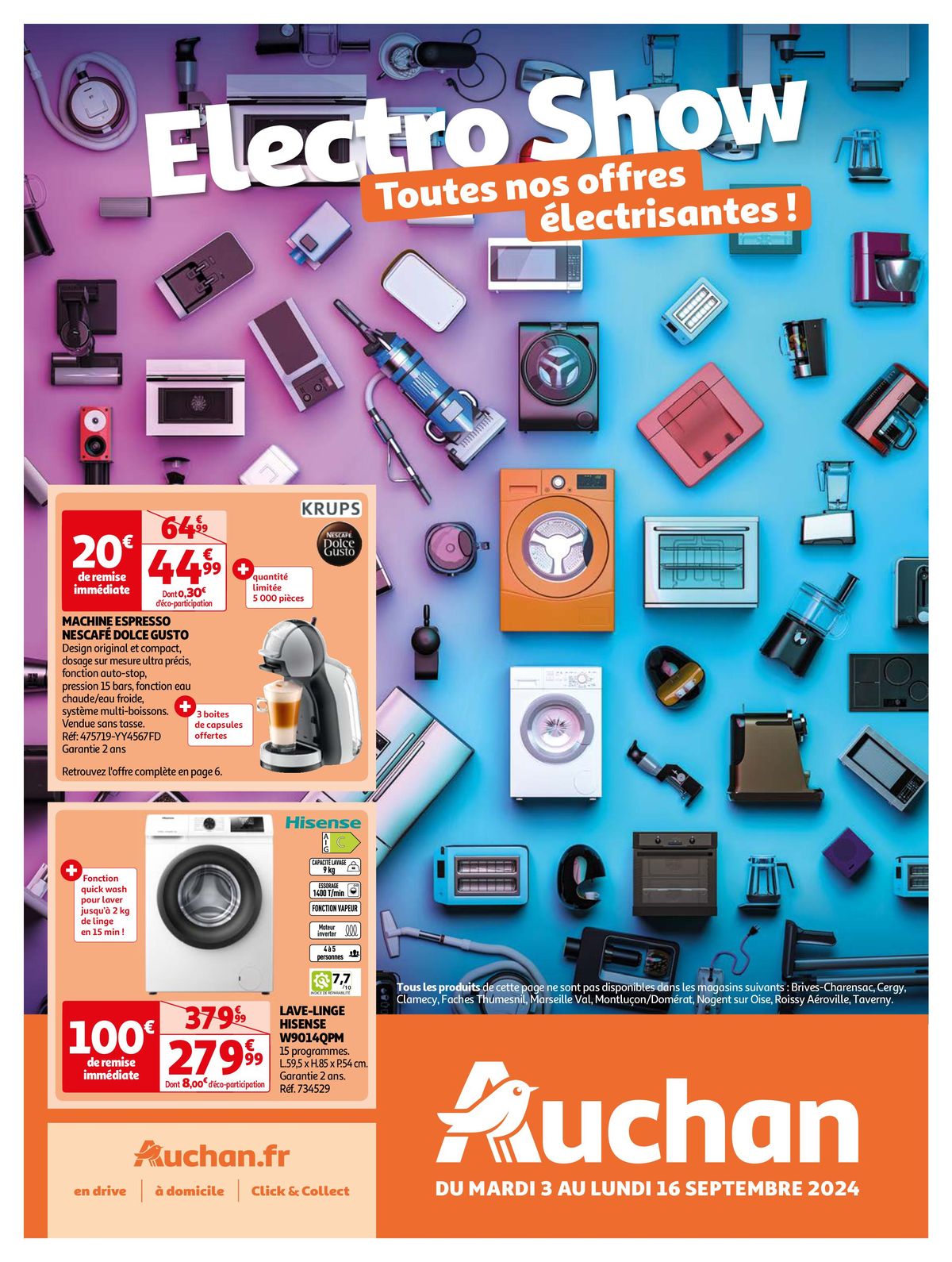 Catalogue Vive l'électroménager à prix léger, page 00001