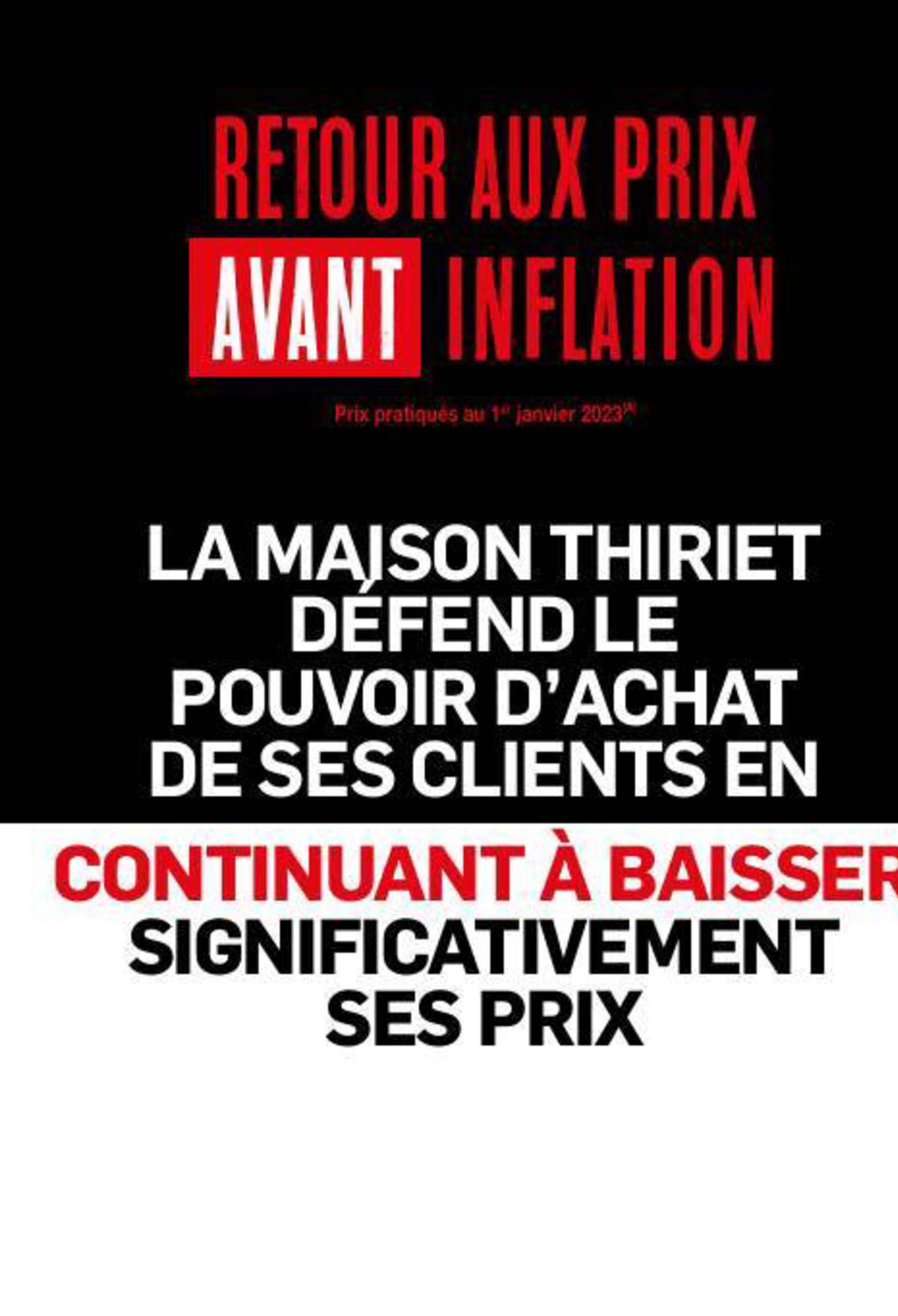 Catalogue Retour aux prix avant inflation, page 00003