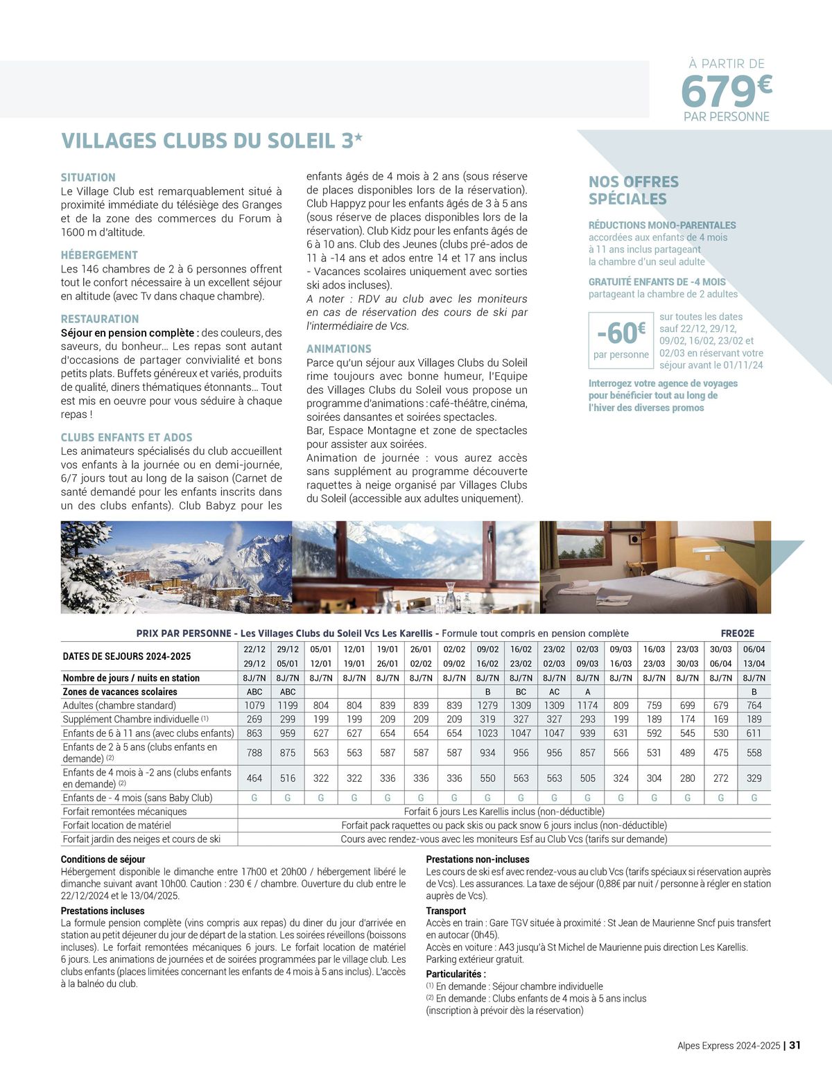 Catalogue Alpes express hiver 2024-2025, page 00031