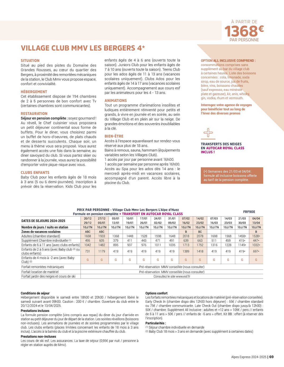 Catalogue Alpes express hiver 2024-2025, page 00069