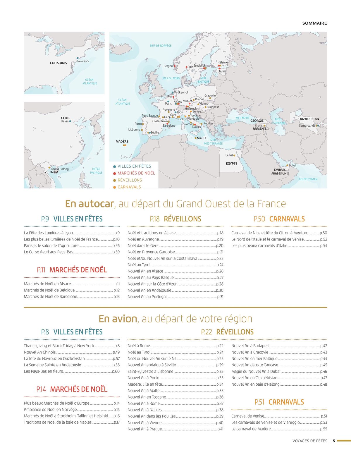 Catalogue Voyages de fêtes 2024-2025, page 00005