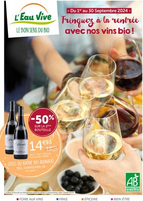 Promos de La rentrée à Annecy | Catalogue Septembre 2024 sur L'Eau Vive | 01/09/2024 - 30/09/2024