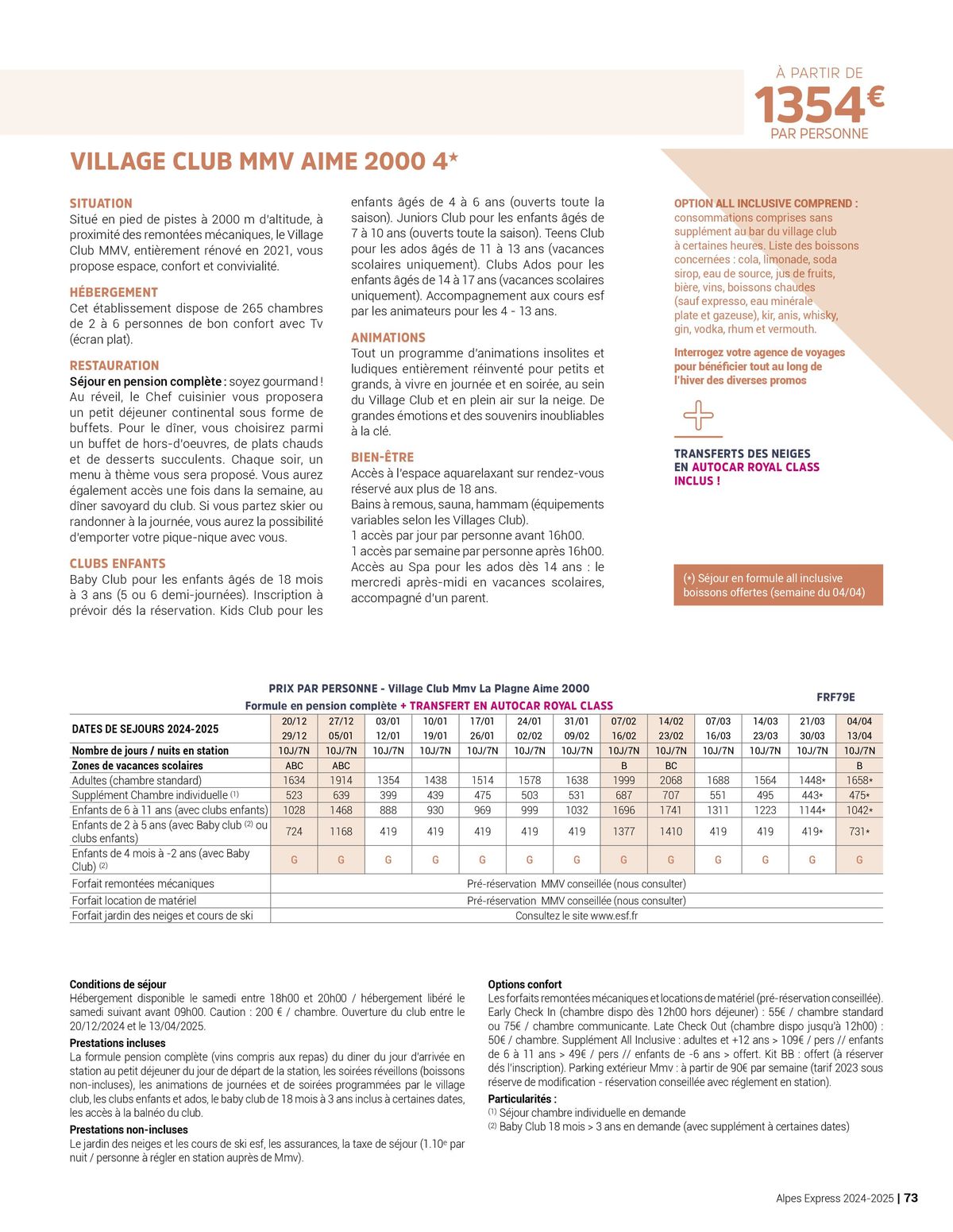 Catalogue Alpes Express | Hiver 2024-2025, page 00073