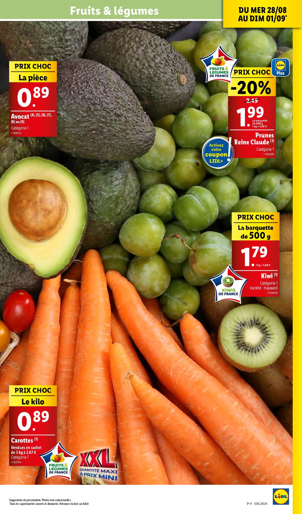 Catalogue Profitez de nos réductions et faites le plein de courses chez Lidl !, page 00003