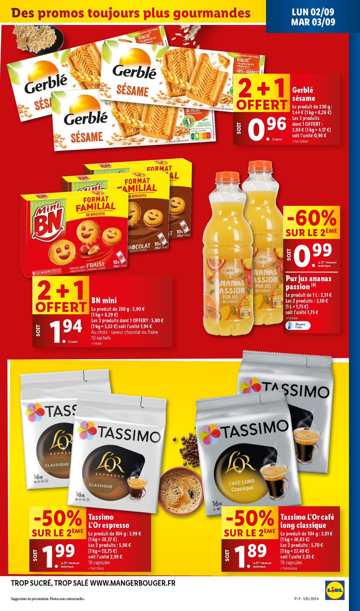 Catalogue Profitez de nos réductions et faites le plein de courses chez Lidl !, page 00033