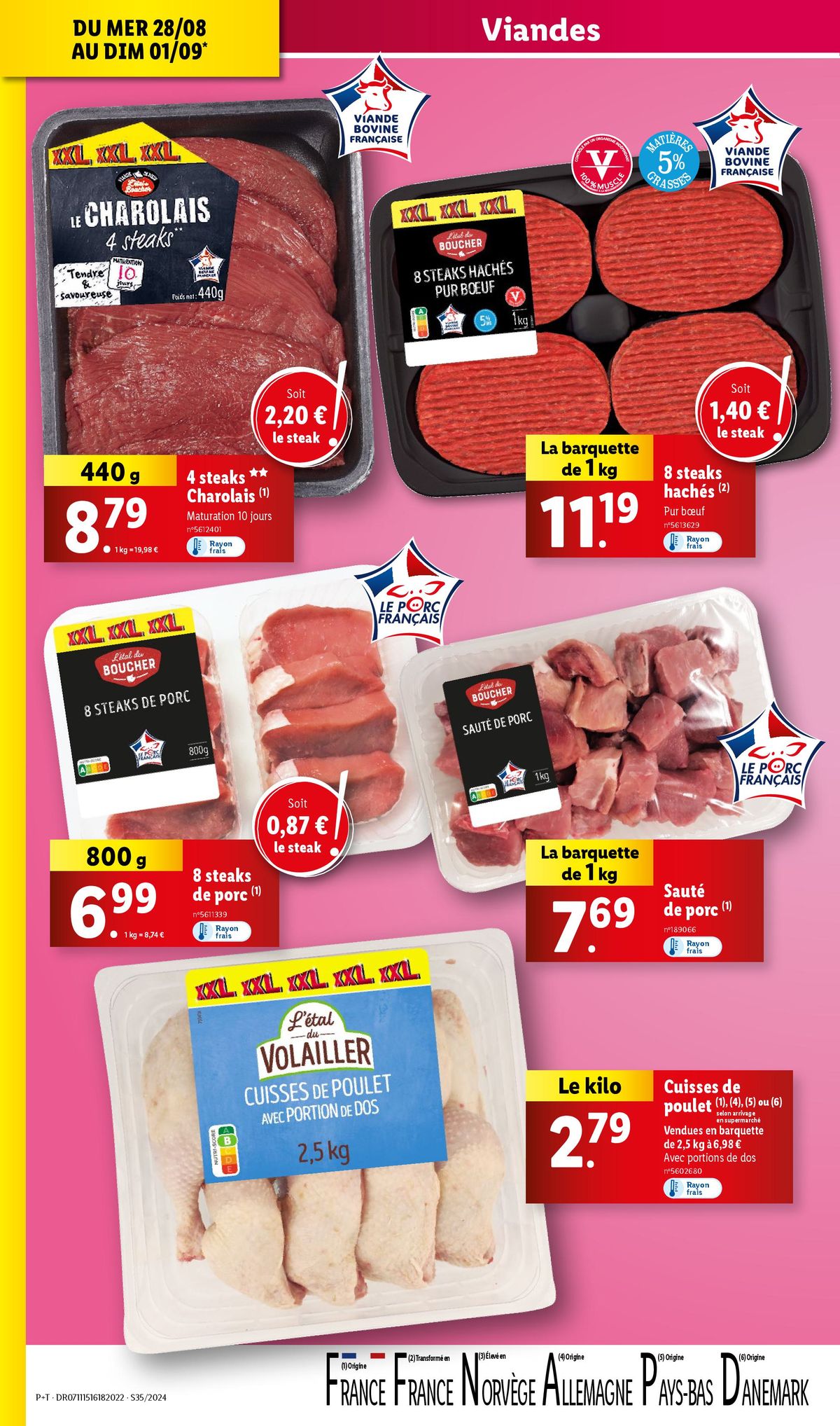 Catalogue Profitez de nos réductions et faites le plein de courses chez Lidl !, page 00004