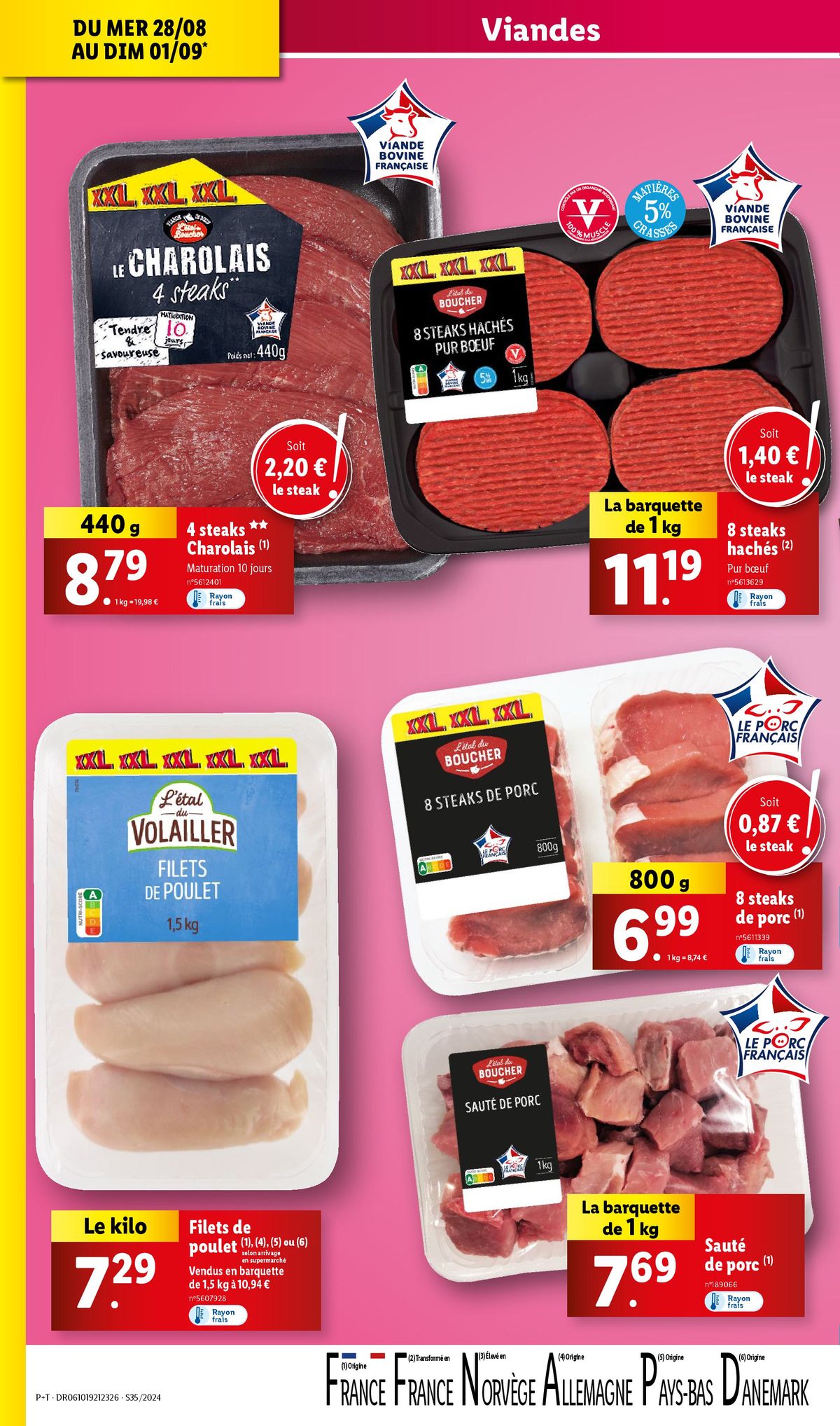 Catalogue Profitez de nos réductions et faites le plein de courses chez Lidl !, page 00004