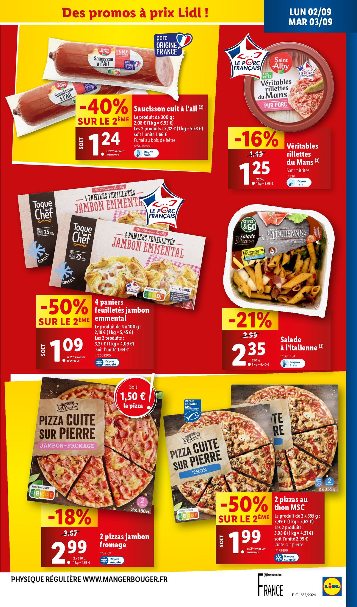 Catalogue Profitez de nos réductions et faites le plein de courses chez Lidl !, page 00031