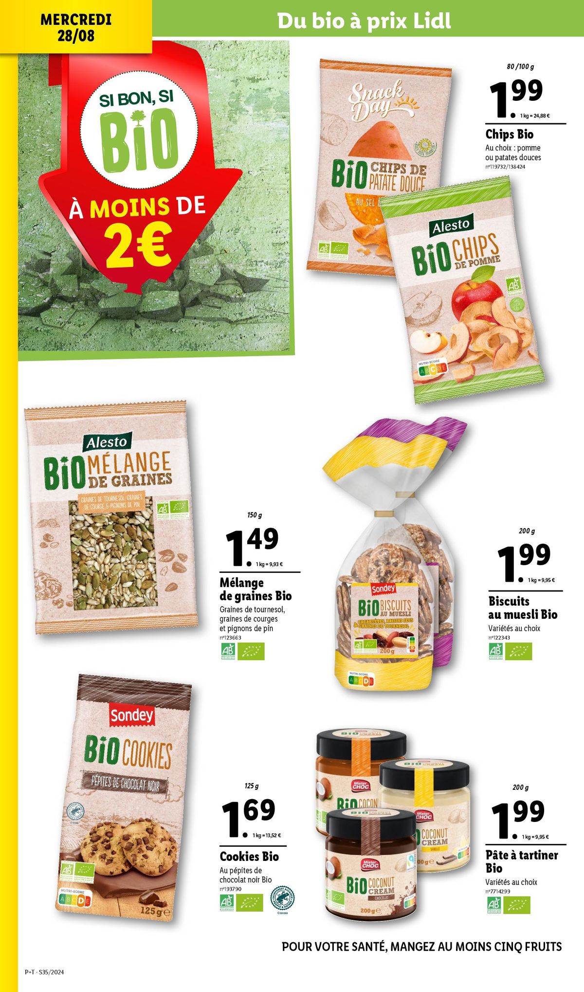 Catalogue Profitez de nos réductions et faites le plein de courses chez Lidl !, page 00024