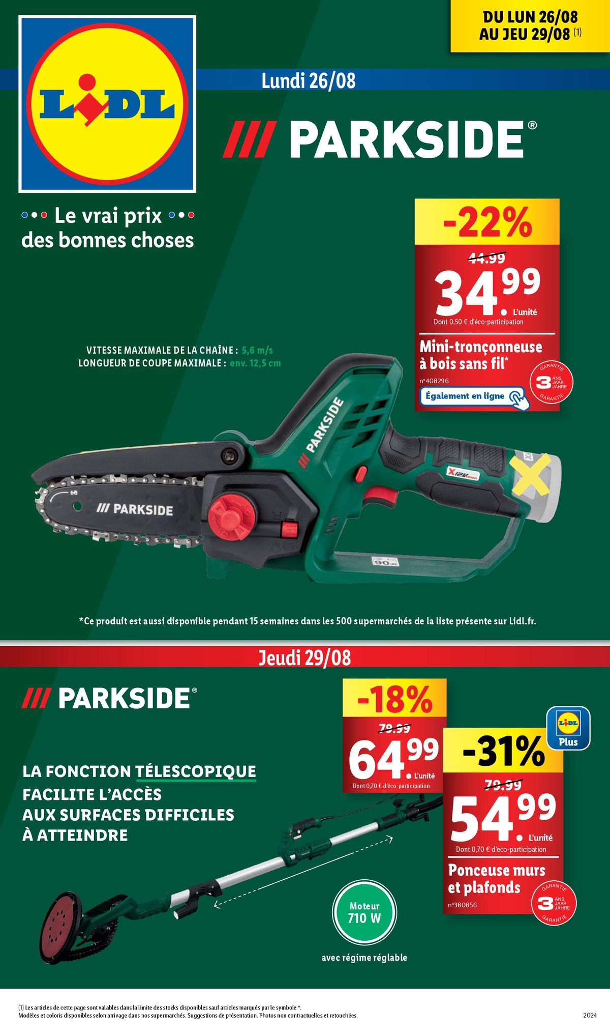 Catalogue Profitez de nos offres pour bricoler comme un pro avec notre gamme Parkside., page 00001