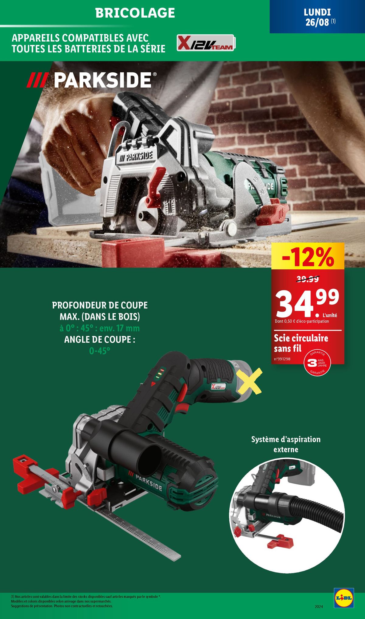 Catalogue Profitez de nos offres pour bricoler comme un pro avec notre gamme Parkside., page 00013