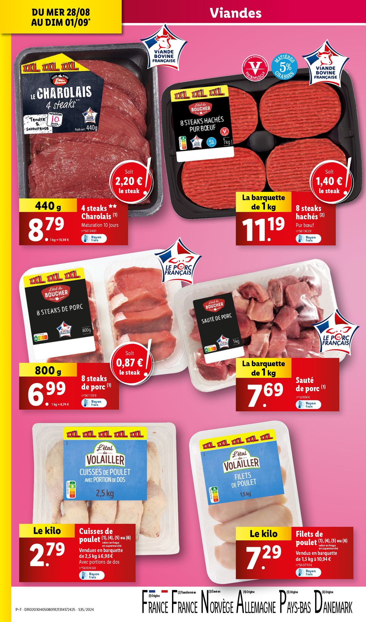 Catalogue Profitez de nos réductions et faites le plein de courses chez Lidl !, page 00004