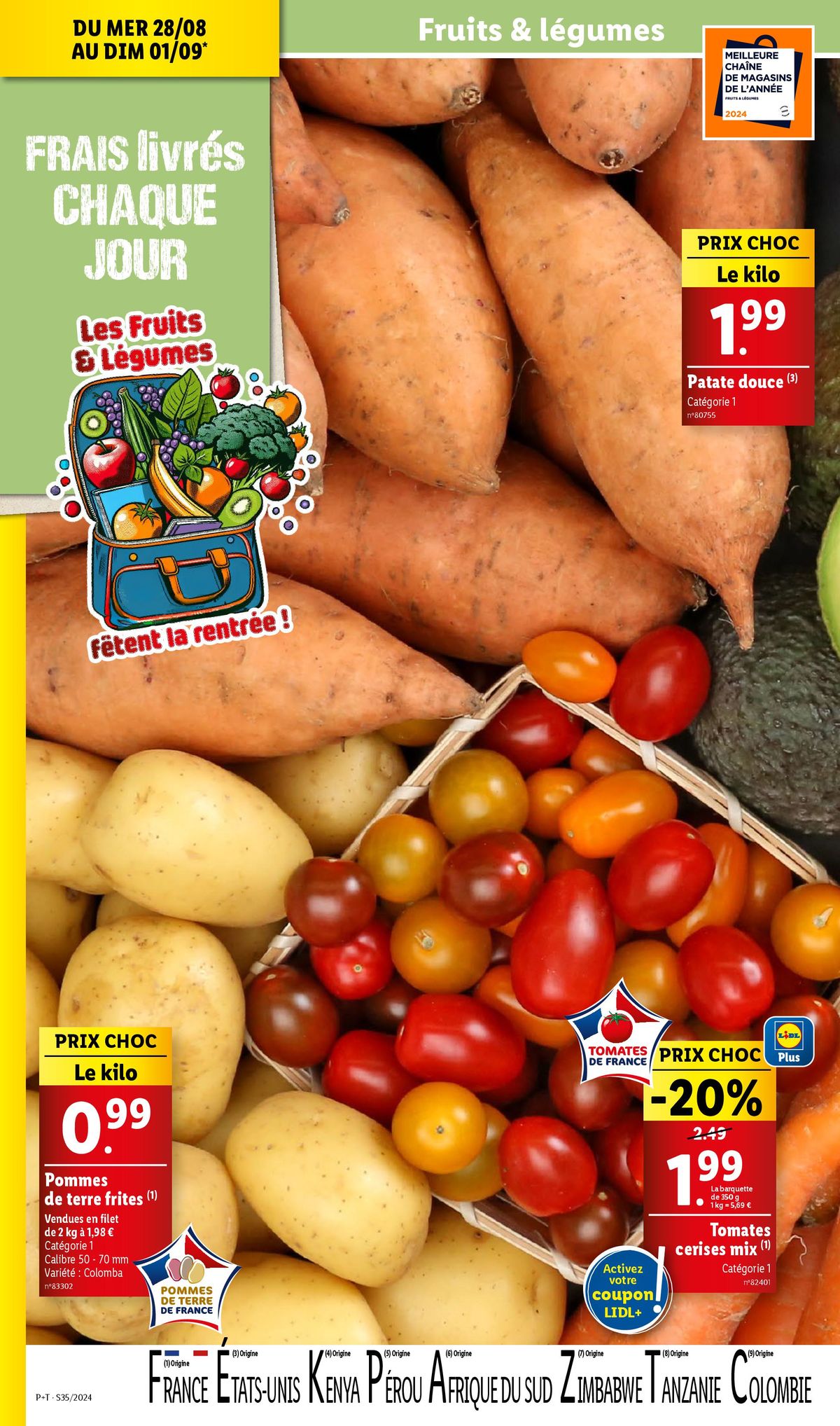 Catalogue Profitez de nos réductions et faites le plein de courses chez Lidl !, page 00002