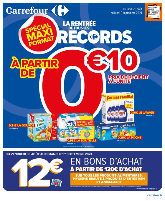 LA RENTRÉE DE TOUS LES RECORDS SPÉCIAL MAXI FORMAT