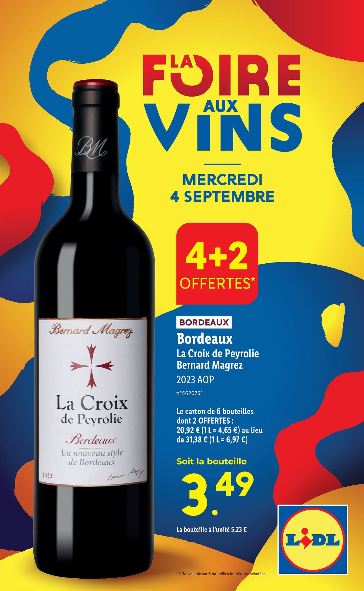 Catalogue Mercredi 04/09, profitez d'une sélection exclusive pour la Foire aux Vins 2024 chez Lidl !, page 00001