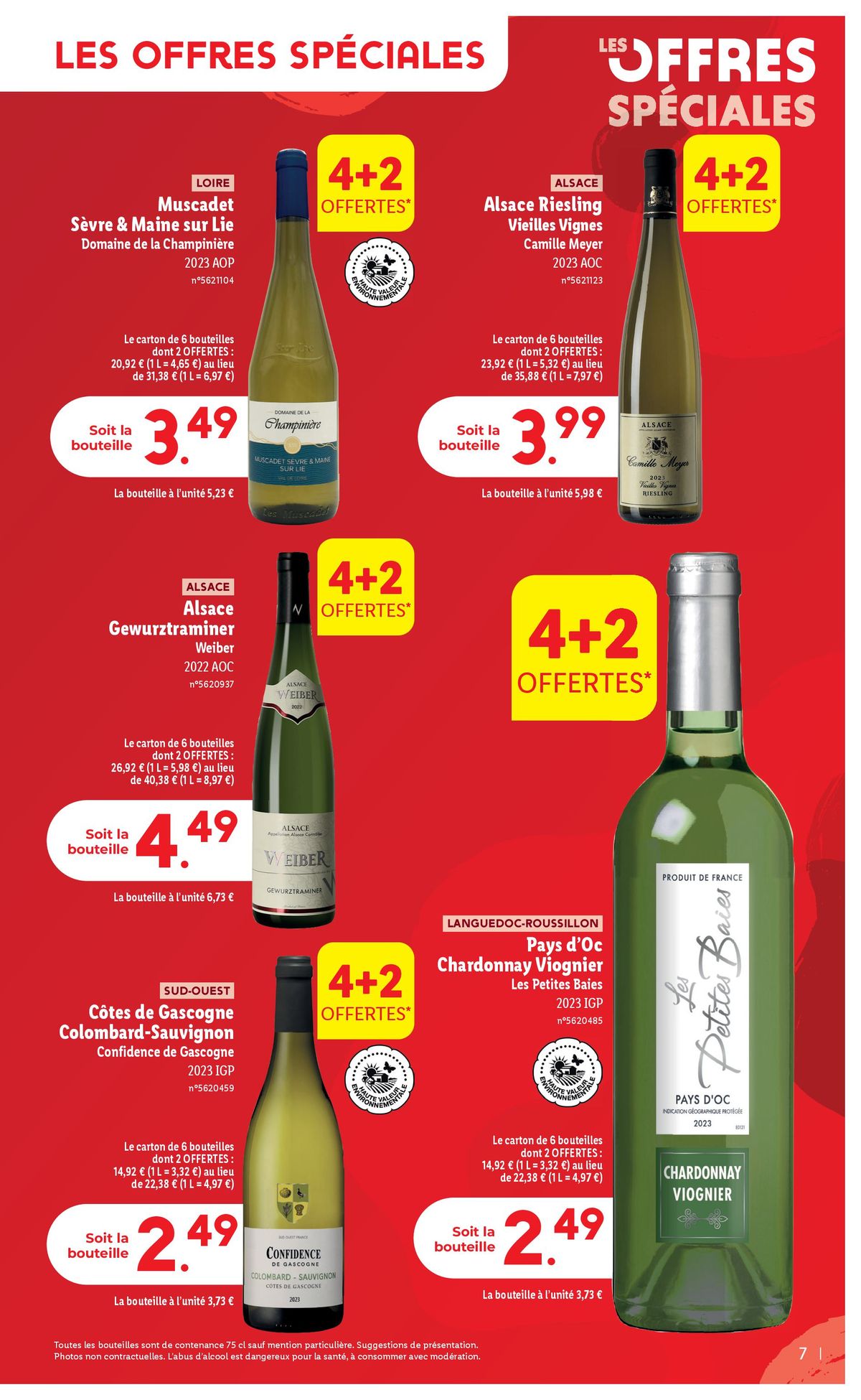 Catalogue Mercredi 04/09, profitez d'une sélection exclusive pour la Foire aux Vins 2024 chez Lidl !, page 00007