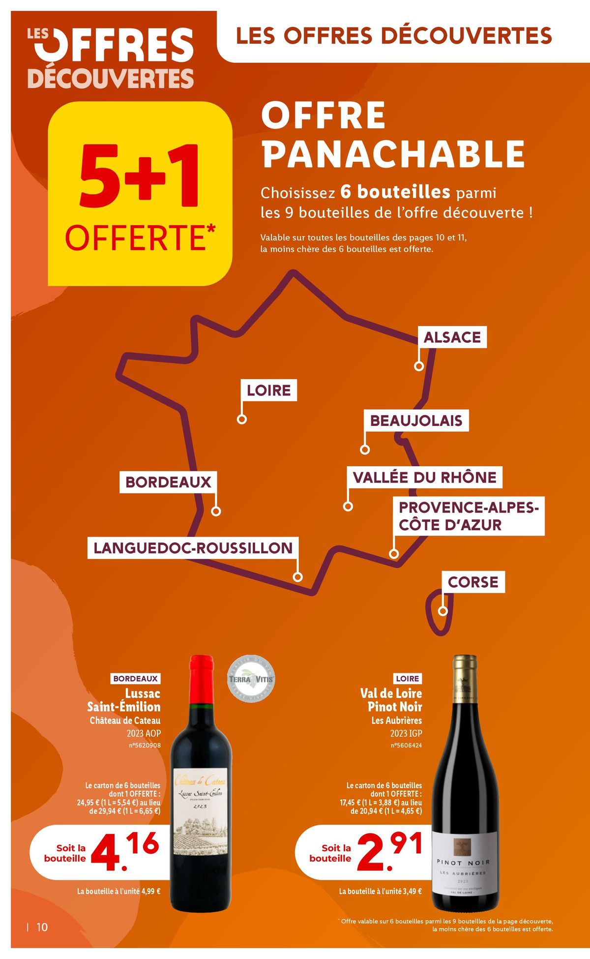 Catalogue Mercredi 04/09, profitez d'une sélection exclusive pour la Foire aux Vins 2024 chez Lidl !, page 00010