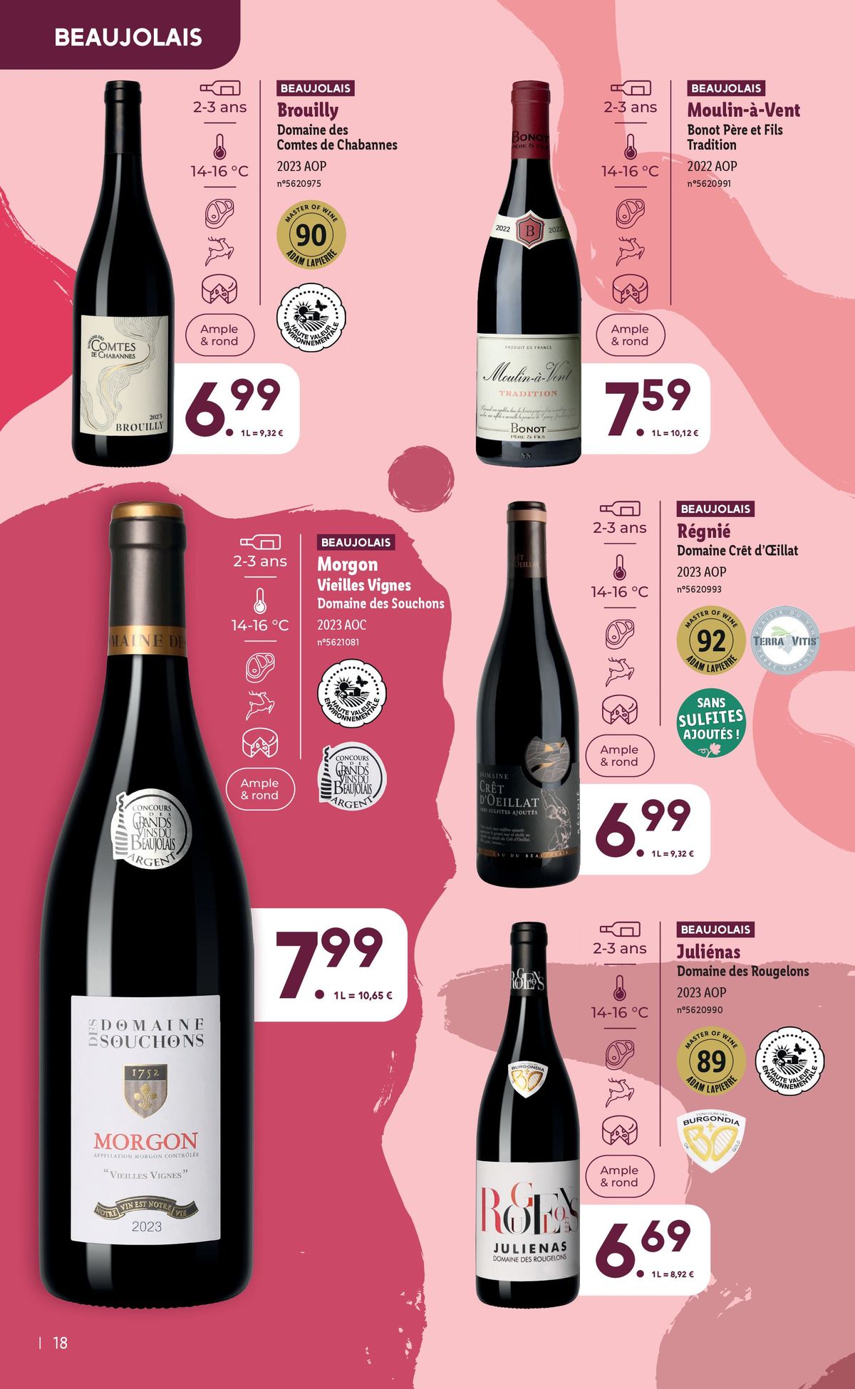 Catalogue Mercredi 04/09, profitez d'une sélection exclusive pour la Foire aux Vins 2024 chez Lidl !, page 00018