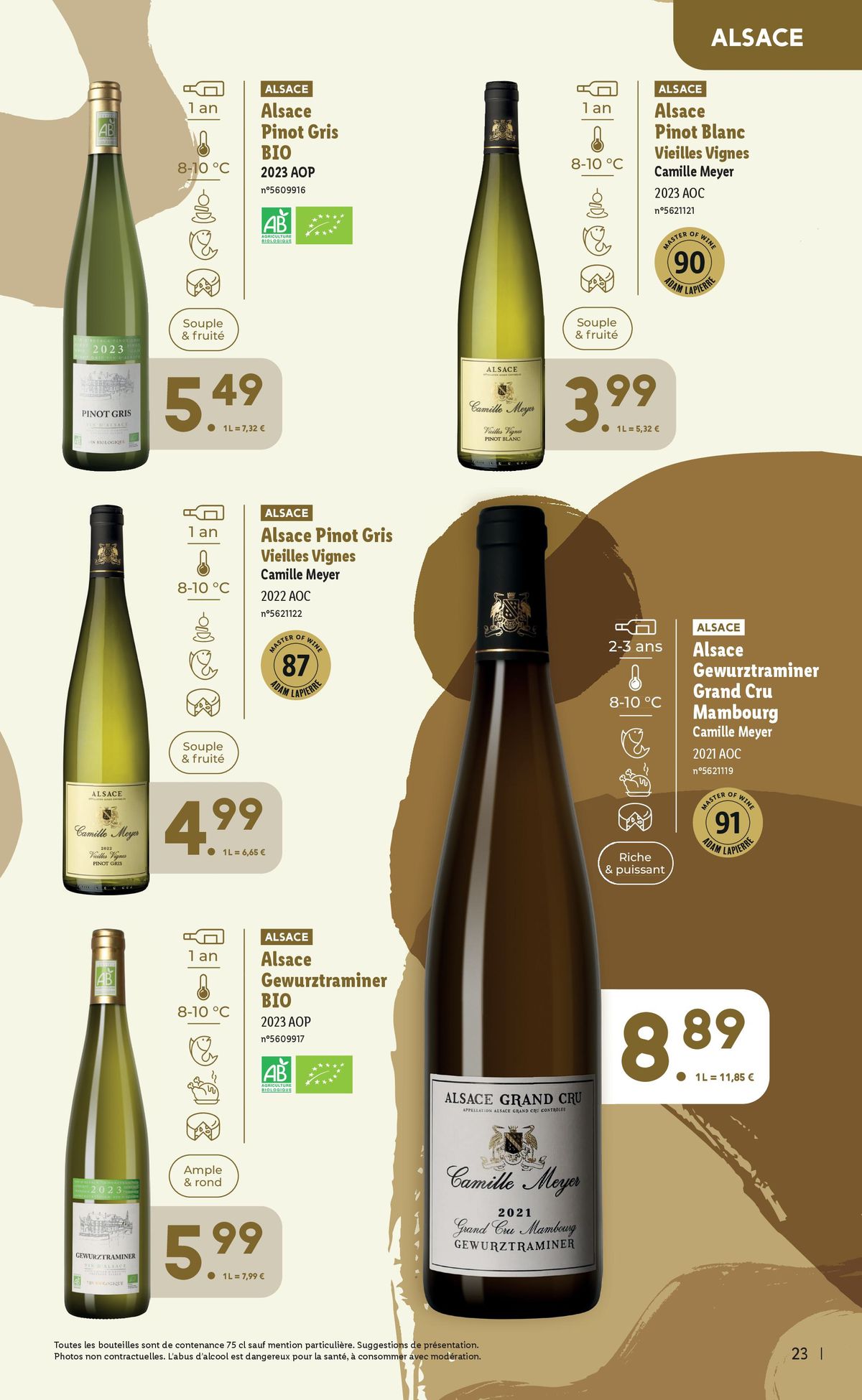 Catalogue Mercredi 04/09, profitez d'une sélection exclusive pour la Foire aux Vins 2024 chez Lidl !, page 00023