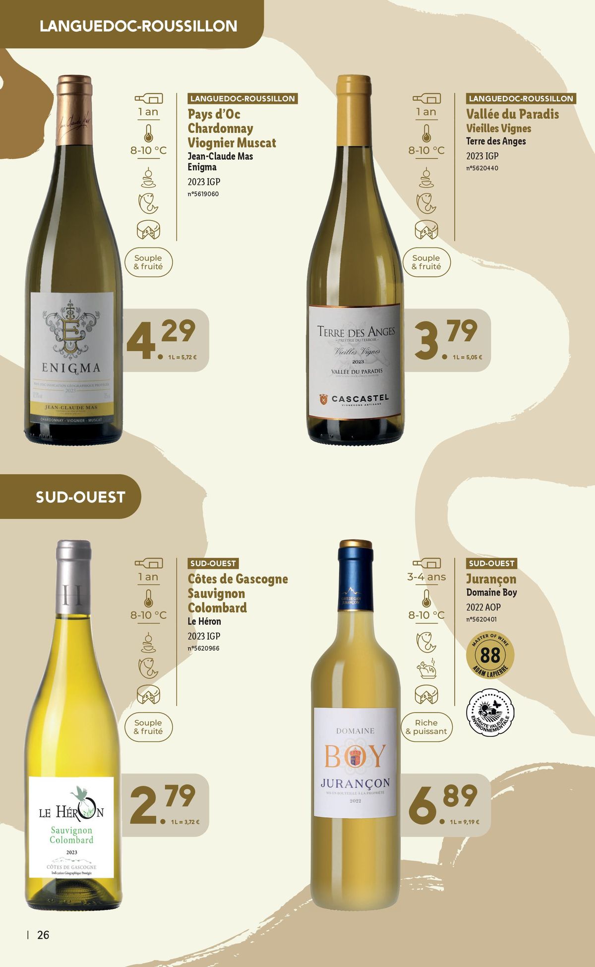 Catalogue Mercredi 04/09, profitez d'une sélection exclusive pour la Foire aux Vins 2024 chez Lidl !, page 00026