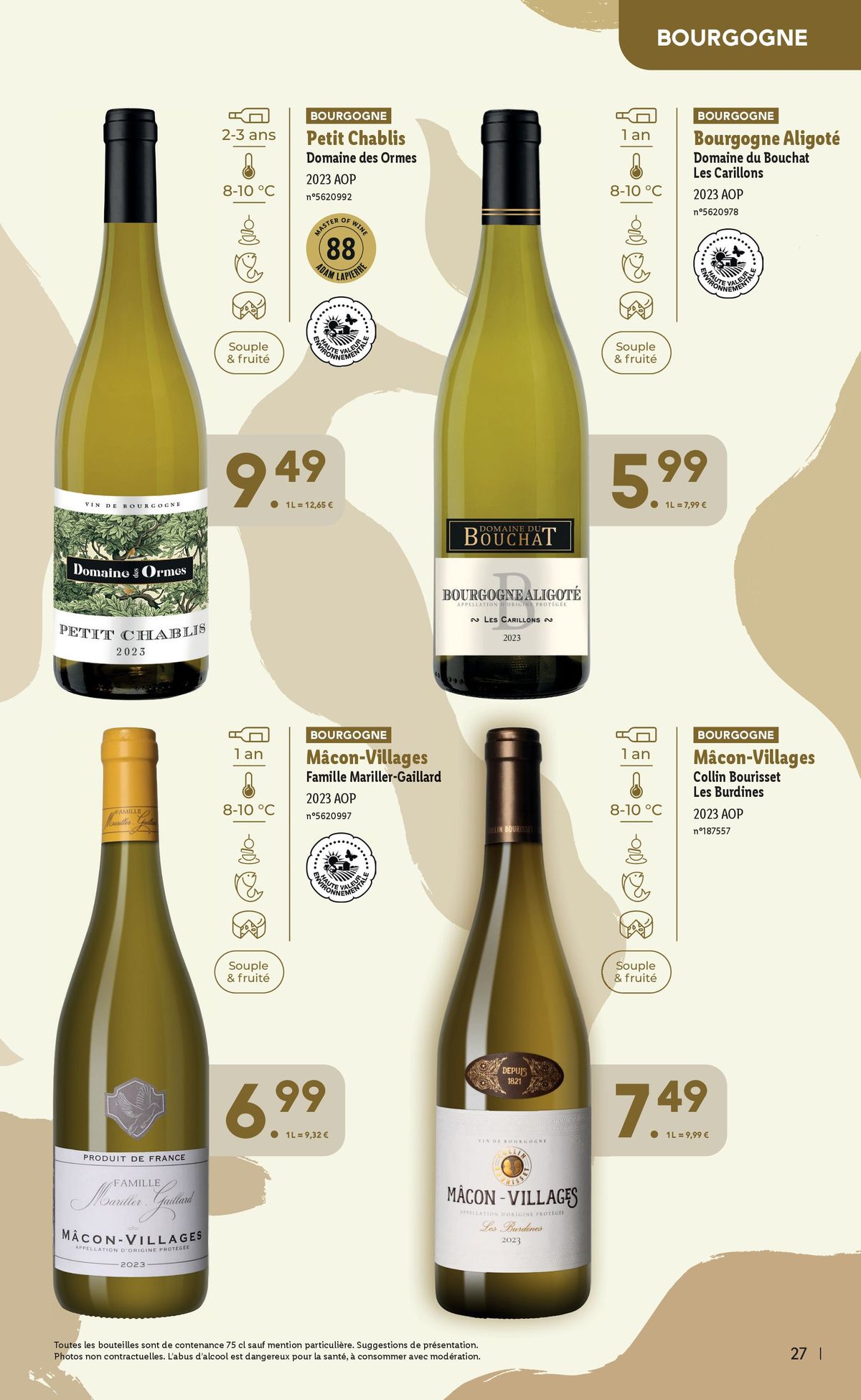 Catalogue Mercredi 04/09, profitez d'une sélection exclusive pour la Foire aux Vins 2024 chez Lidl !, page 00027