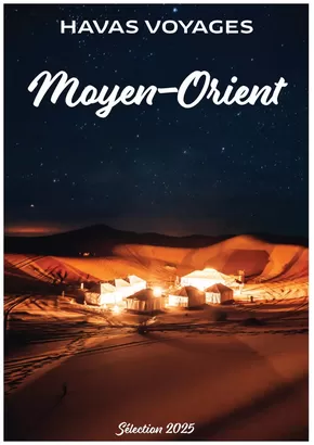 Promos de Voyages à Alençon |  Moyen-Orient 2025 sur Havas Voyages | 22/08/2024 - 31/12/2025