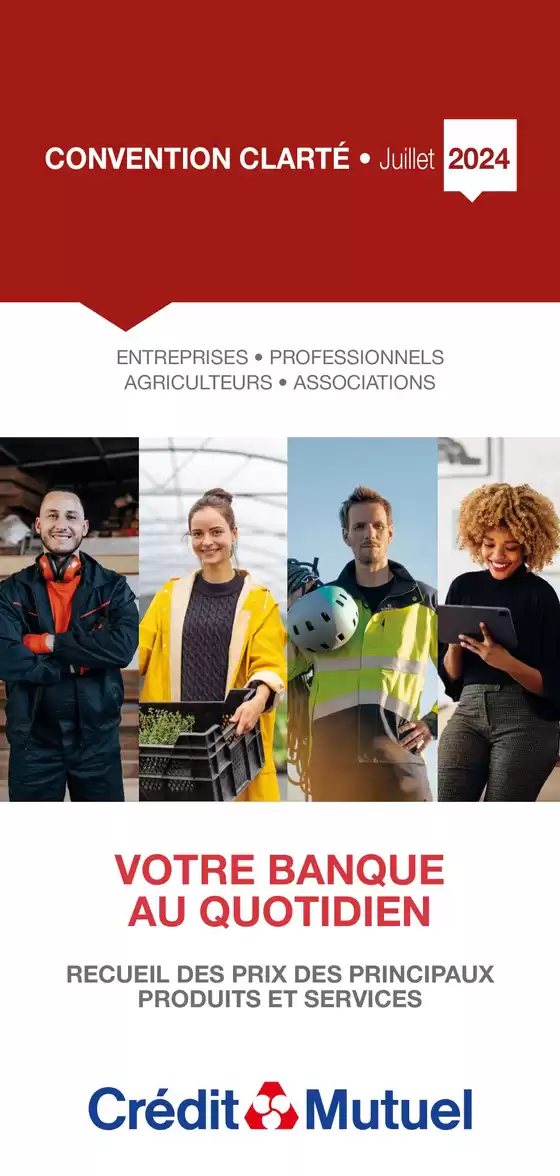 Catalogue Crédit Mutuel à Semur-en-Auxois | Professionnels | 23/08/2024 - 31/12/2024