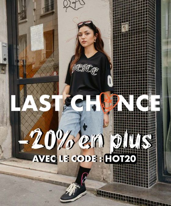 LAST CHANCE -20% en plus