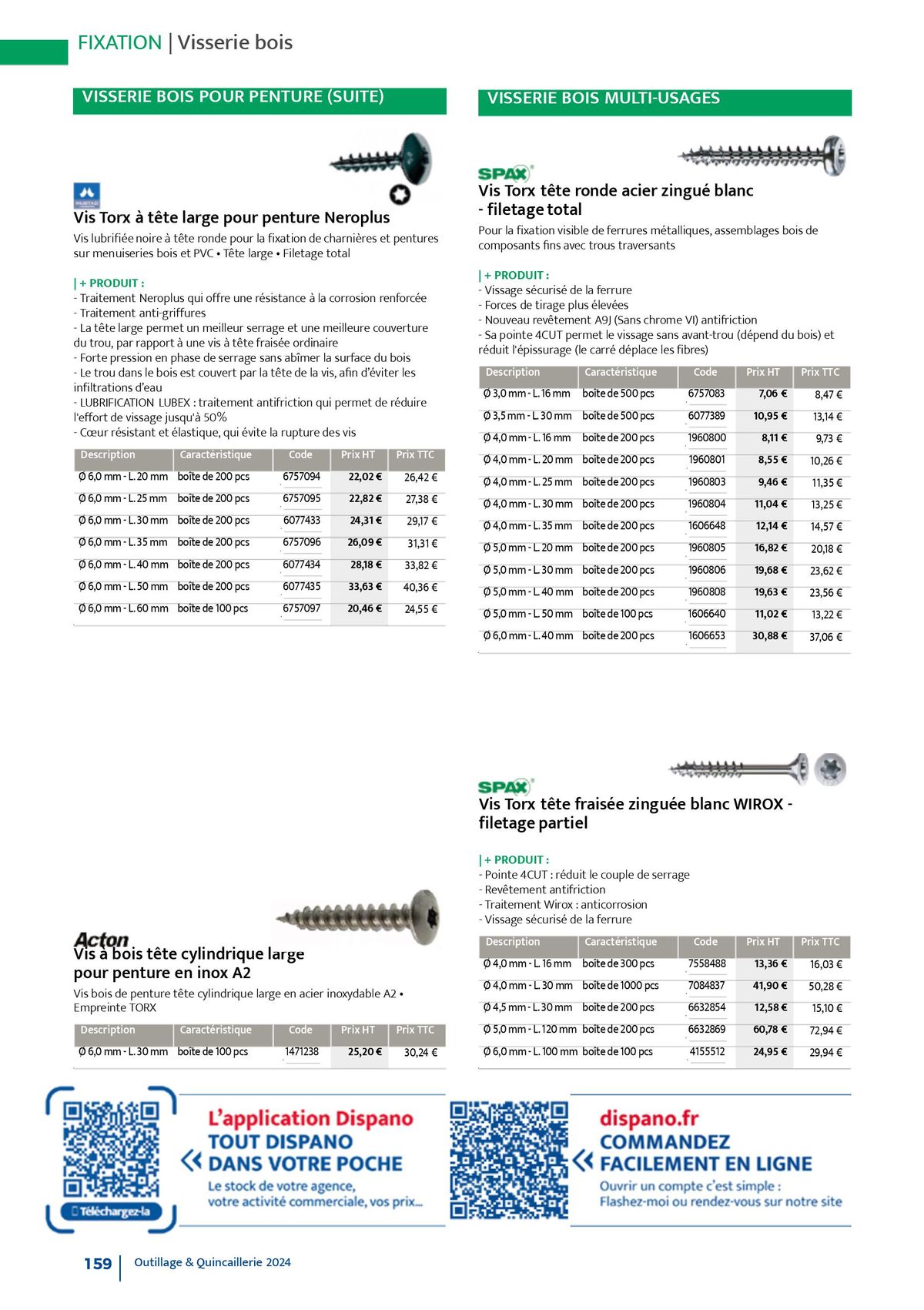 Catalogue Quincaillerie & Outillage, page 00162